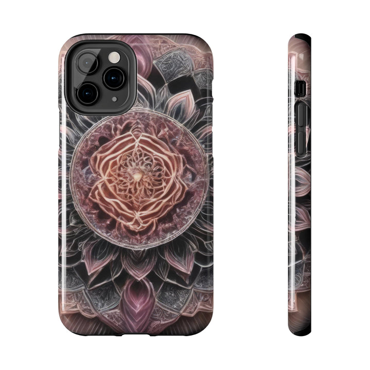 Mystic Floral Mandala - Tough Phone Case - Phone Case - g(0D·IO) - iPhone 11 Pro - -