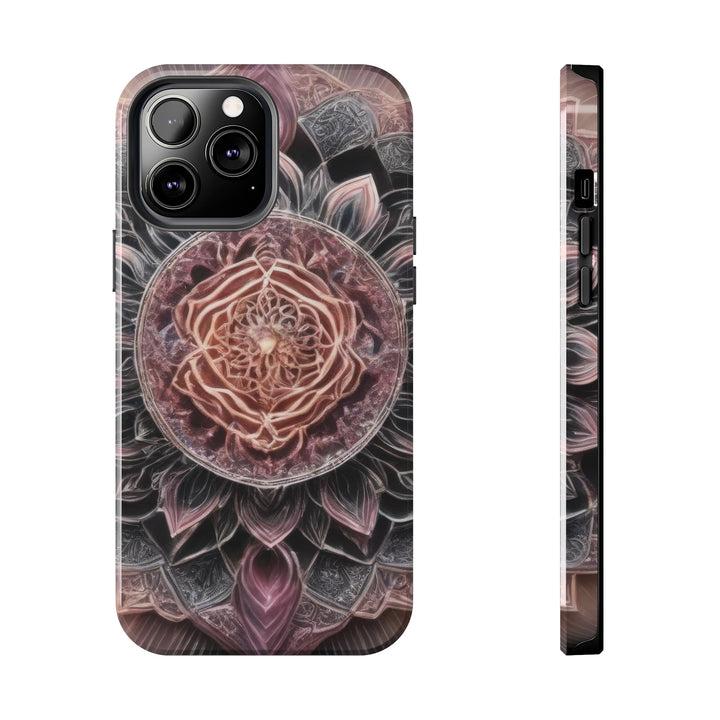 Mystic Floral Mandala - Tough Phone Case - Phone Case - g(0D·IO) - iPhone 13 Pro Max - -