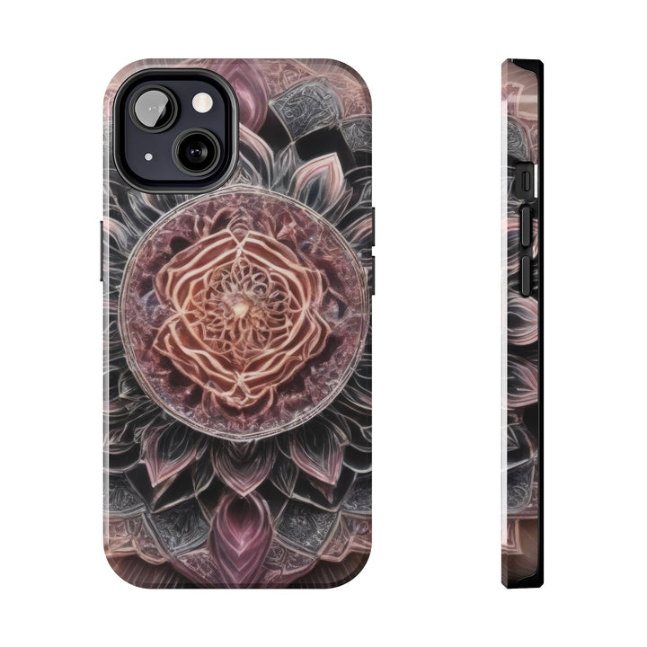 Mystic Floral Mandala - Tough Phone Case - Phone Case - g(0D·IO) - iPhone 13 - -