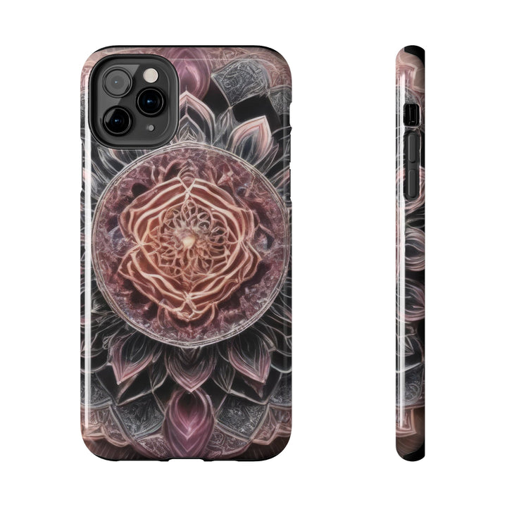 Mystic Floral Mandala - Tough Phone Case - Phone Case - g(0D·IO) - iPhone 11 Pro Max - -