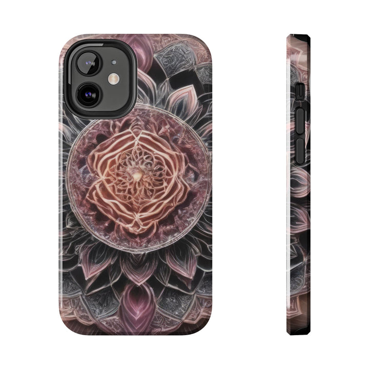 Mystic Floral Mandala - Tough Phone Case - Phone Case - g(0D·IO) - iPhone 12 Mini - -