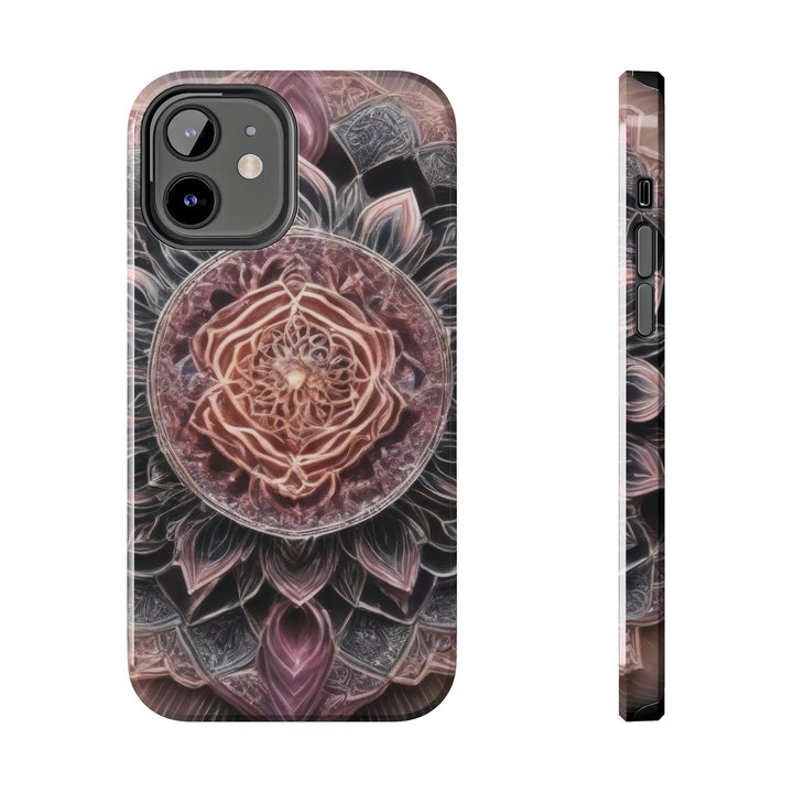 Mystic Floral Mandala - Tough Phone Case - Phone Case - g(0D·IO) - iPhone 12 - -