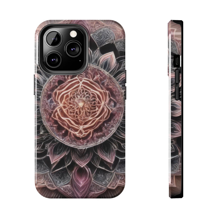 Mystic Floral Mandala - Tough Phone Case - Phone Case - g(0D·IO) - iPhone 13 Pro - -