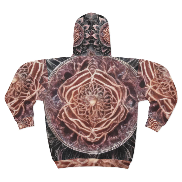 Mystic Floral Mandala - Unisex Zip Hoodie - All Over Prints - g(0D·IO) - XS - -