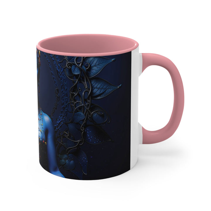 Mystical Blue Harmony - Accent Coffee Mug - Mug - g(0D·IO) - Pink - 11oz -