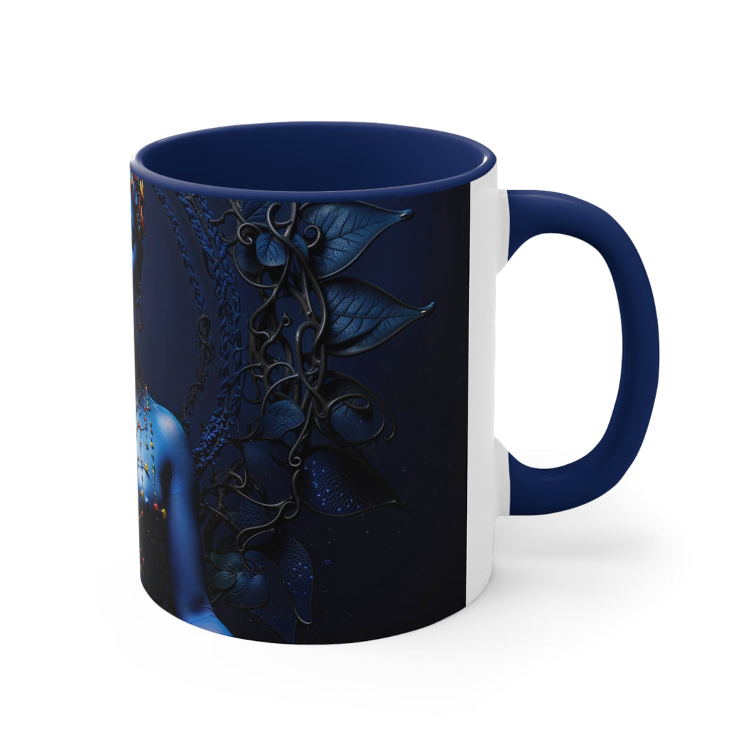 Mystical Blue Harmony - Accent Coffee Mug - Mug - g(0D·IO) - Pink - 11oz -