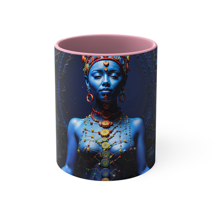 Mystical Blue Harmony - Accent Coffee Mug - Mug - g(0D·IO) - Pink - 11oz -