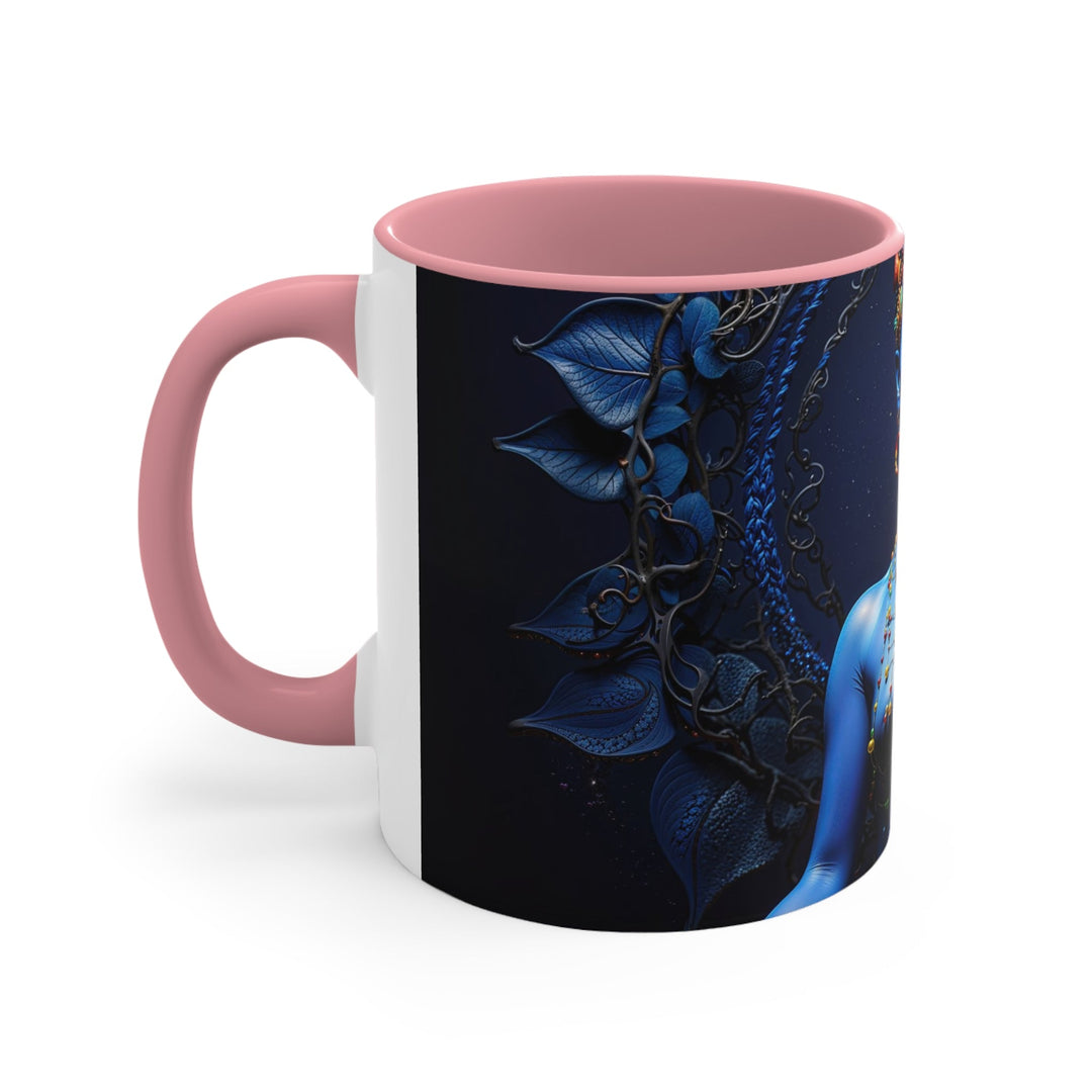 Mystical Blue Harmony - Accent Coffee Mug - Mug - g(0D·IO) - Pink - 11oz -