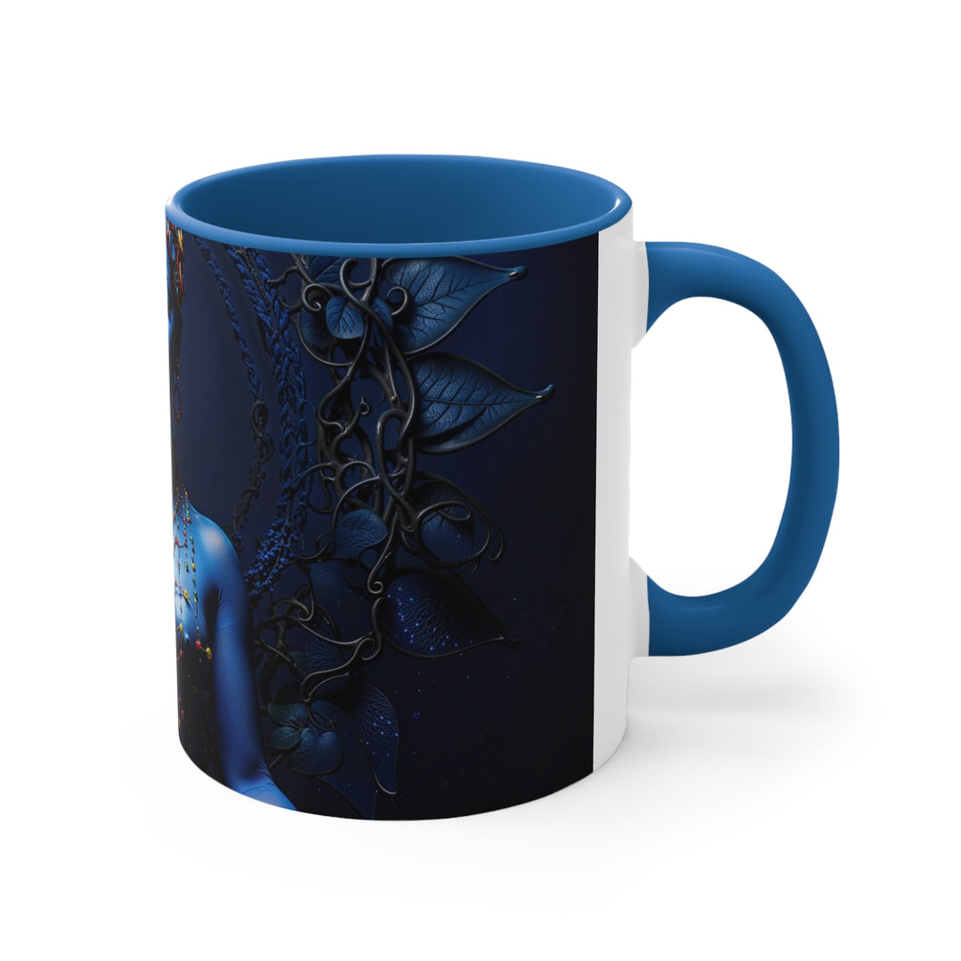 Mystical Blue Harmony - Accent Coffee Mug - Mug - g(0D·IO) - Pink - 11oz -