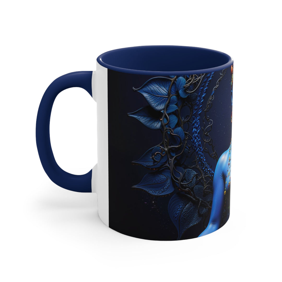 Mystical Blue Harmony - Accent Coffee Mug - Mug - g(0D·IO) - Pink - 11oz -