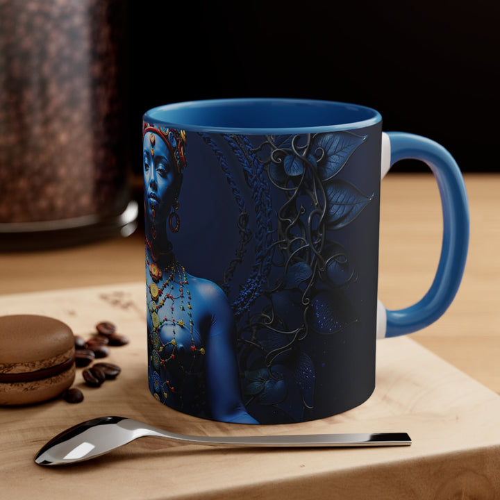 Mystical Blue Harmony - Accent Coffee Mug - Mug - g(0D·IO) - Pink - 11oz -