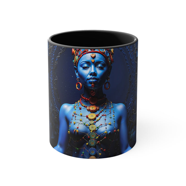 Mystical Blue Harmony - Accent Coffee Mug - Mug - g(0D·IO) - Black - 11oz -