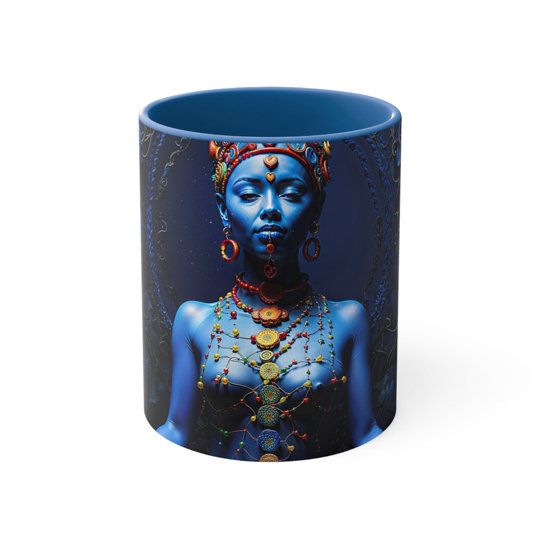 Mystical Blue Harmony - Accent Coffee Mug - Mug - g(0D·IO) - Blue - 11oz -