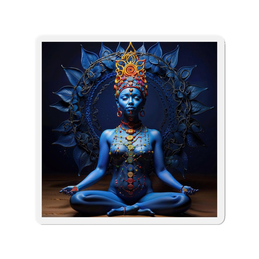 Mystical Blue Harmony - Die-cut Magnet - Home Decor - g(0D·IO) - 3" x 3" - Die-Cut - 1 pc