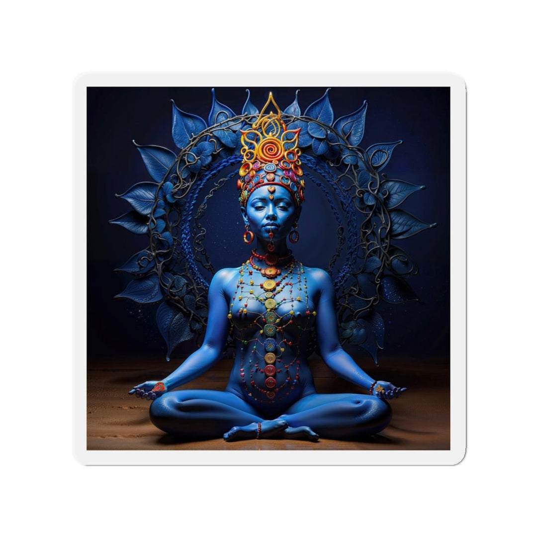 Mystical Blue Harmony - Die-cut Magnet - Home Decor - g(0D·IO) - 5" x 5" - Die-Cut - 1 pc