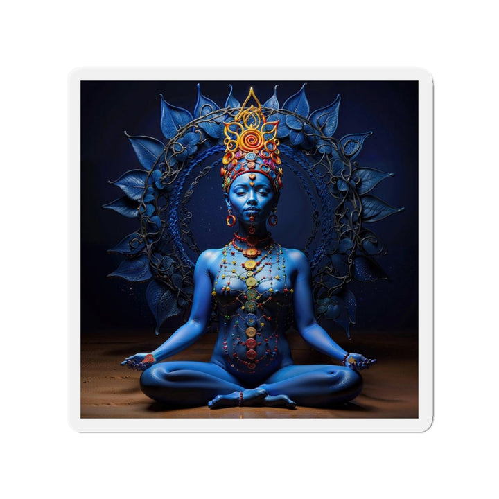 Mystical Blue Harmony - Die-cut Magnet - Home Decor - g(0D·IO) - 6 × 6" - Die-Cut - 1 pc