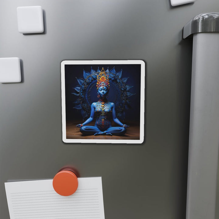 Mystical Blue Harmony - Die-cut Magnet - Home Decor - g(0D·IO) - 6 × 6" - Die-Cut - 1 pc