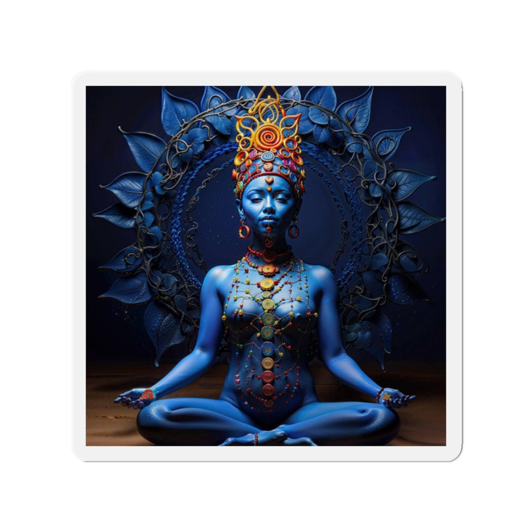 Mystical Blue Harmony - Die-cut Magnet - Home Decor - g(0D·IO) - 2" x 2" - Die-Cut - 1 pc
