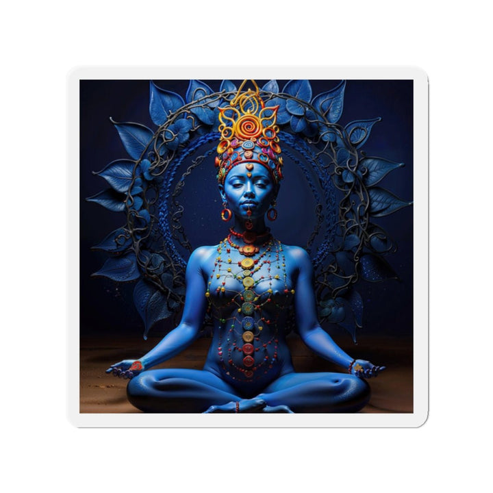 Mystical Blue Harmony - Die-cut Magnet - Home Decor - g(0D·IO) - 2" x 2" - Die-Cut - 1 pc