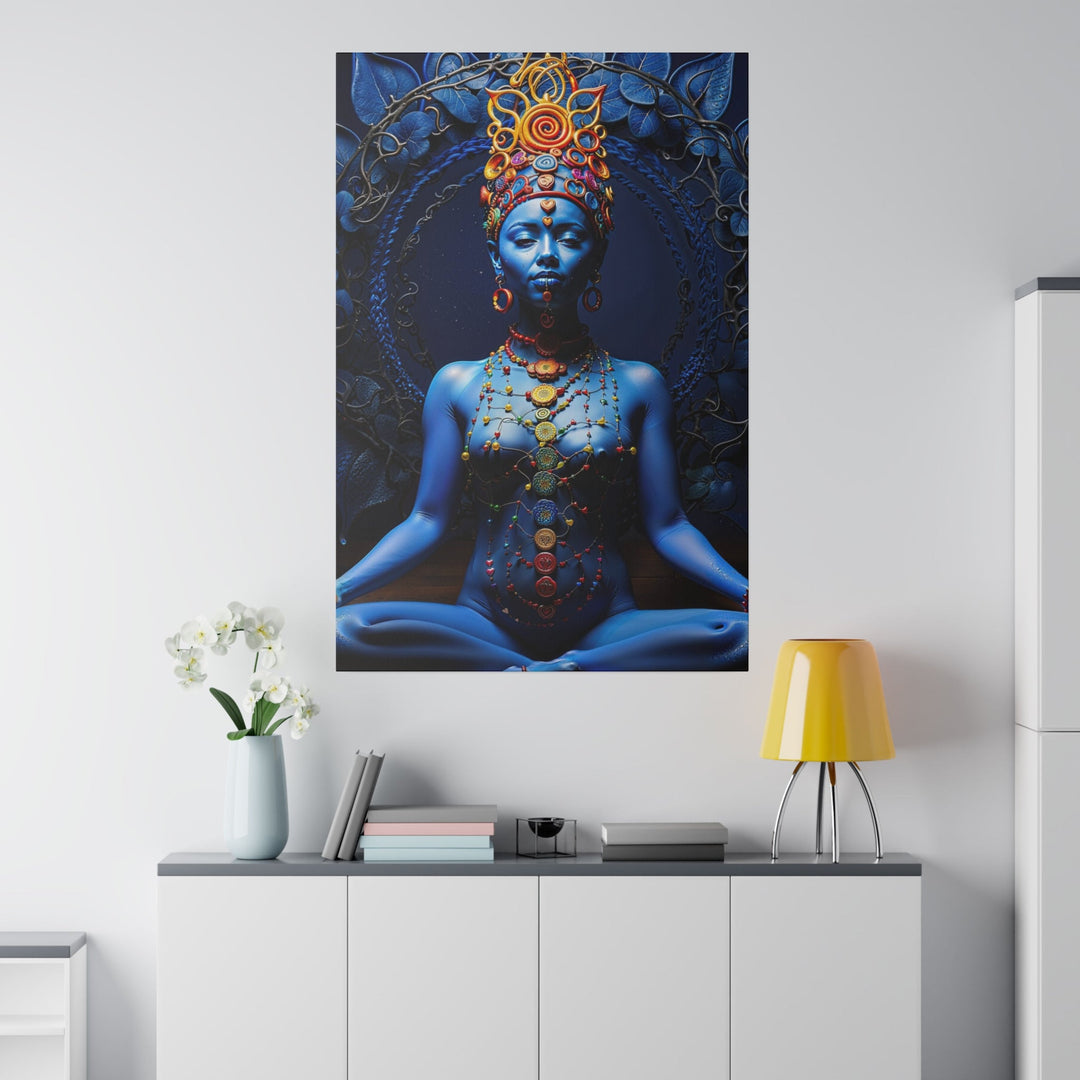 Mystical Blue Harmony - Matte Canvas - Canvas - g(0D·IO) - 32" x 32" (Square) - 0.75'' -