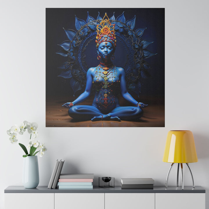 Mystical Blue Harmony - Matte Canvas - Canvas - g(0D·IO) - 32" x 32" (Square) - 0.75'' -