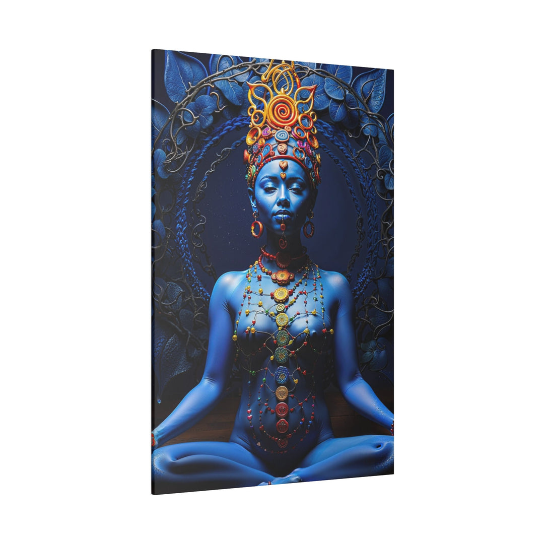 Mystical Blue Harmony - Matte Canvas - Canvas - g(0D·IO) - 32" x 32" (Square) - 0.75'' -