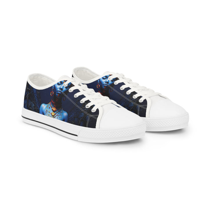 Mystical Blue Harmony - Men's Lowtop Sneakers - Shoes - g(0D·IO) - US 5 - White sole -