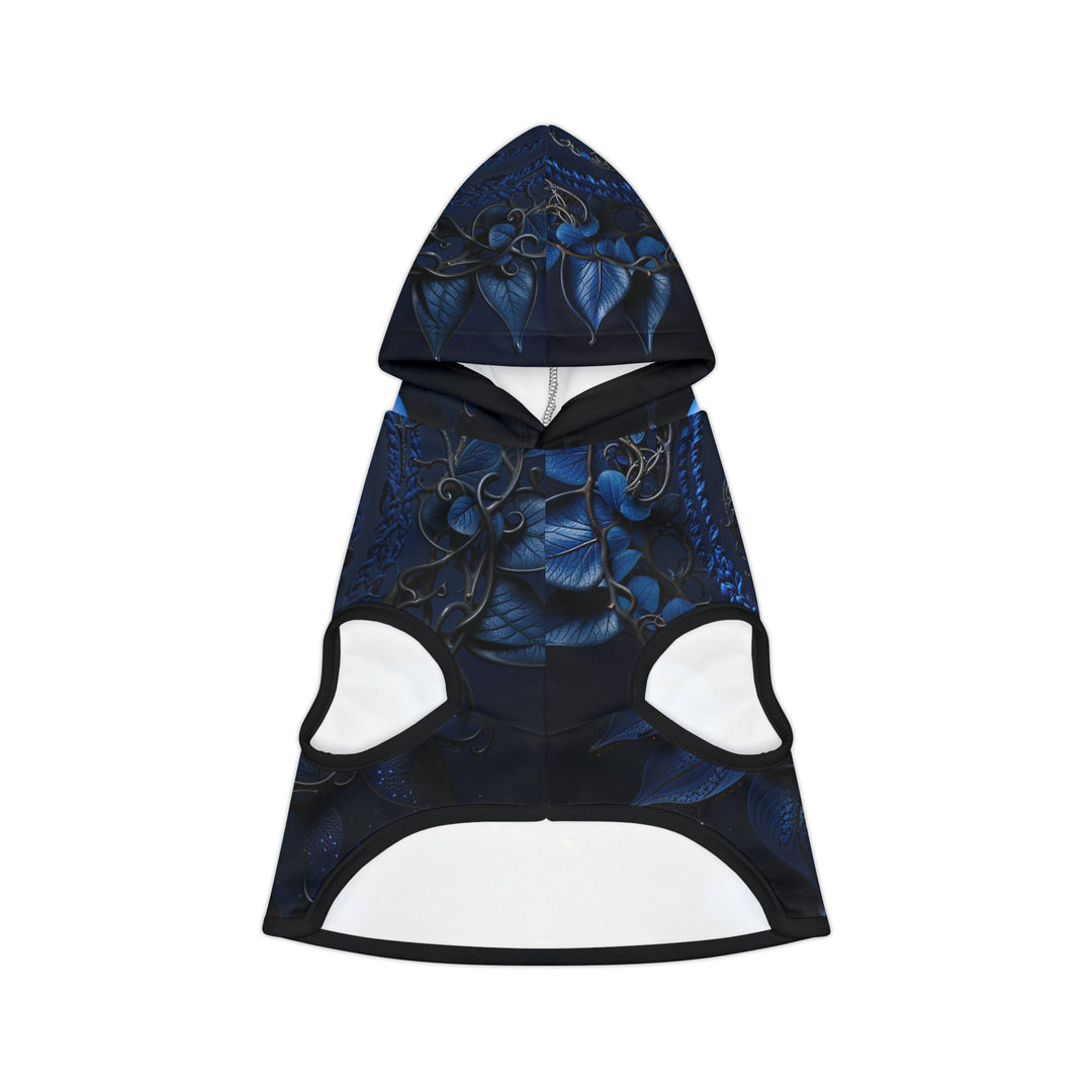 Mystical Blue Harmony - Pet Hoodie - Pets - g(0D·IO) - XXS - Black Rib -