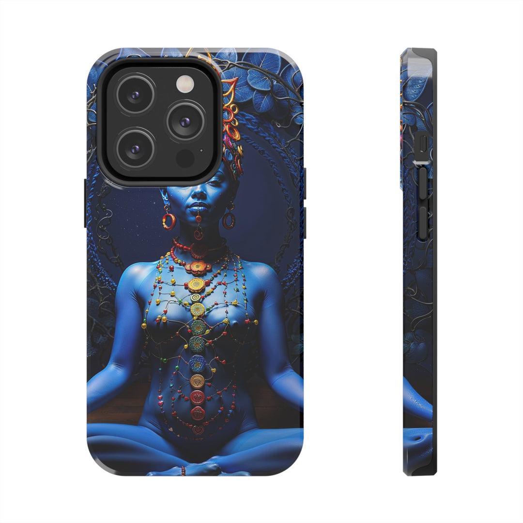 Mystical Blue Harmony - Tough Phone Case - Phone Case - g(0D·IO) - iPhone 14 Pro - -