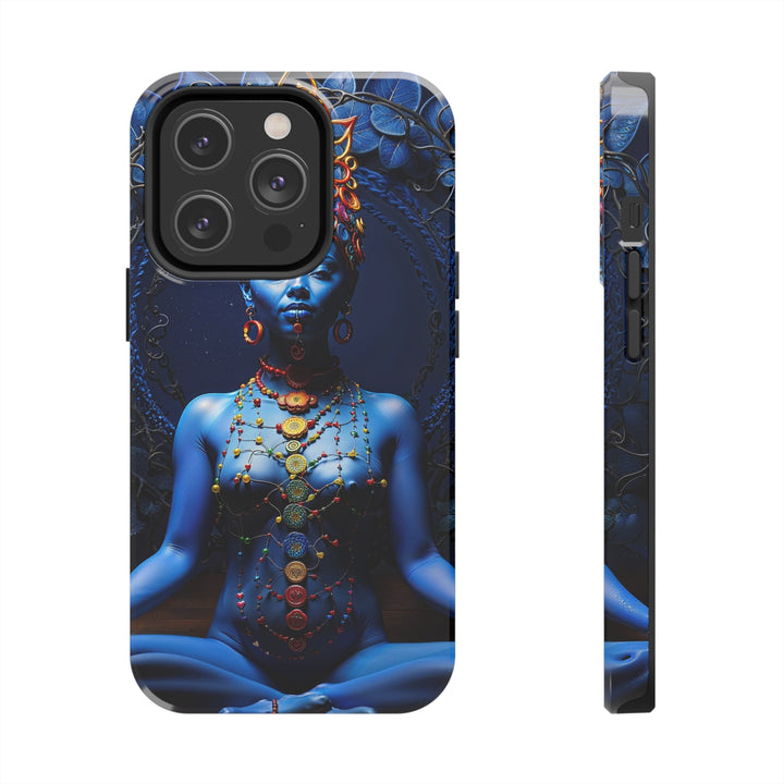 Mystical Blue Harmony - Tough Phone Case - Phone Case - g(0D·IO) - iPhone 14 Pro - -