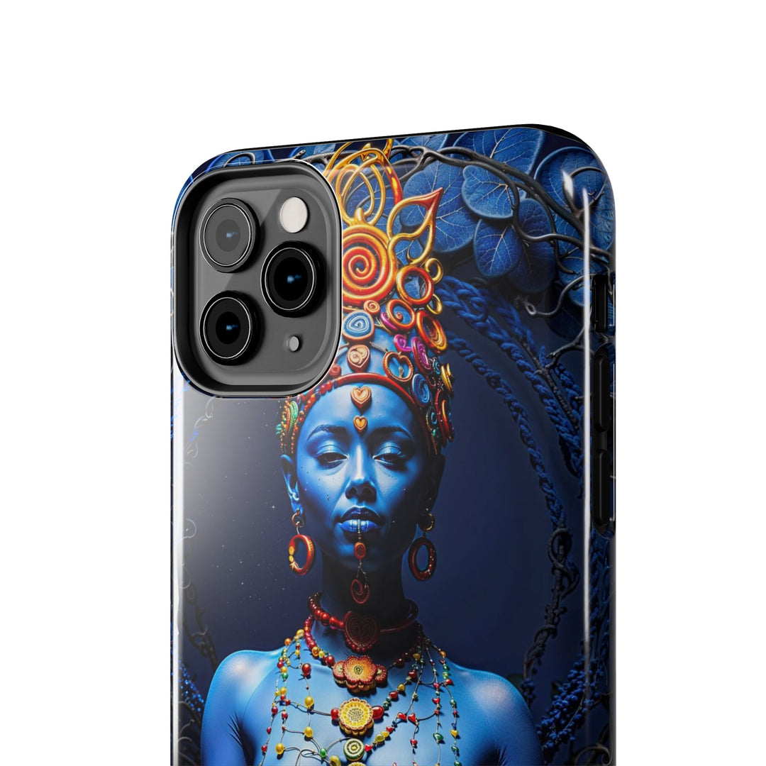 Mystical Blue Harmony - Tough Phone Case - Phone Case - g(0D·IO) - iPhone 13 Mini - -