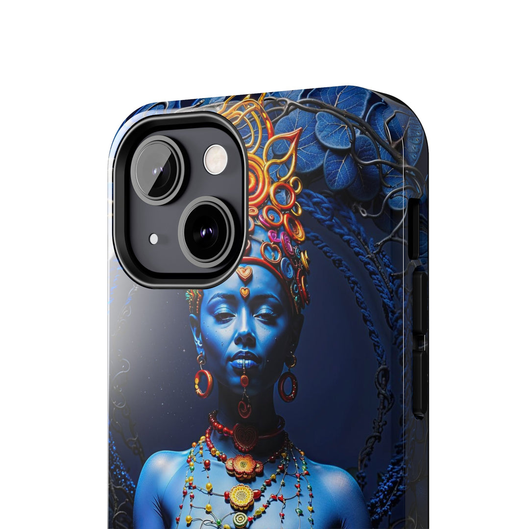 Mystical Blue Harmony - Tough Phone Case - Phone Case - g(0D·IO) - iPhone 13 Mini - -