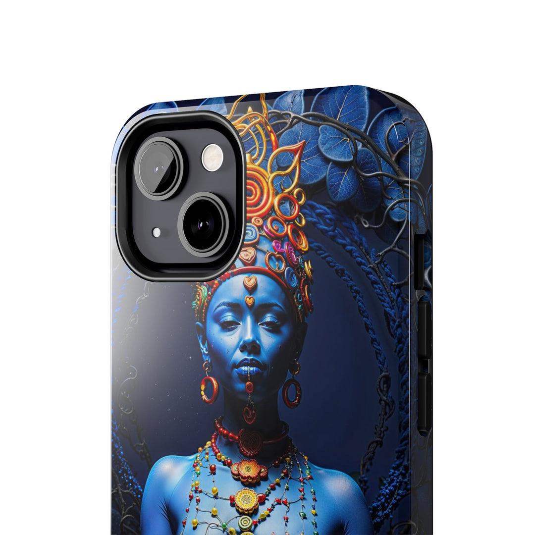 Mystical Blue Harmony - Tough Phone Case - Phone Case - g(0D·IO) - iPhone 13 Mini - -