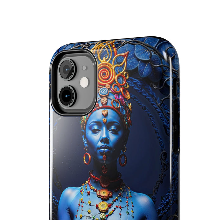 Mystical Blue Harmony - Tough Phone Case - Phone Case - g(0D·IO) - iPhone 13 Mini - -