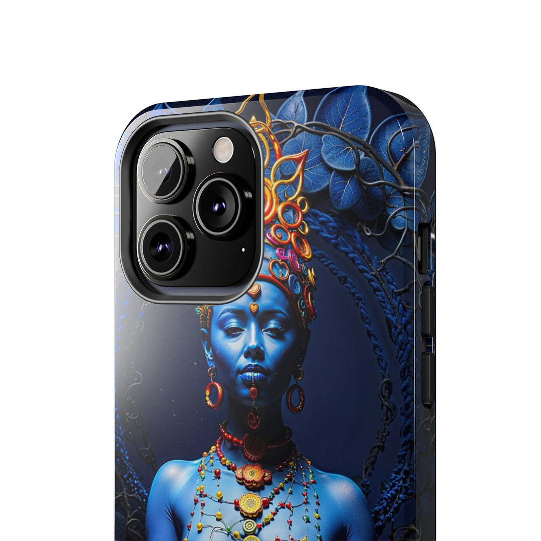 Mystical Blue Harmony - Tough Phone Case - Phone Case - g(0D·IO) - iPhone 13 Mini - -