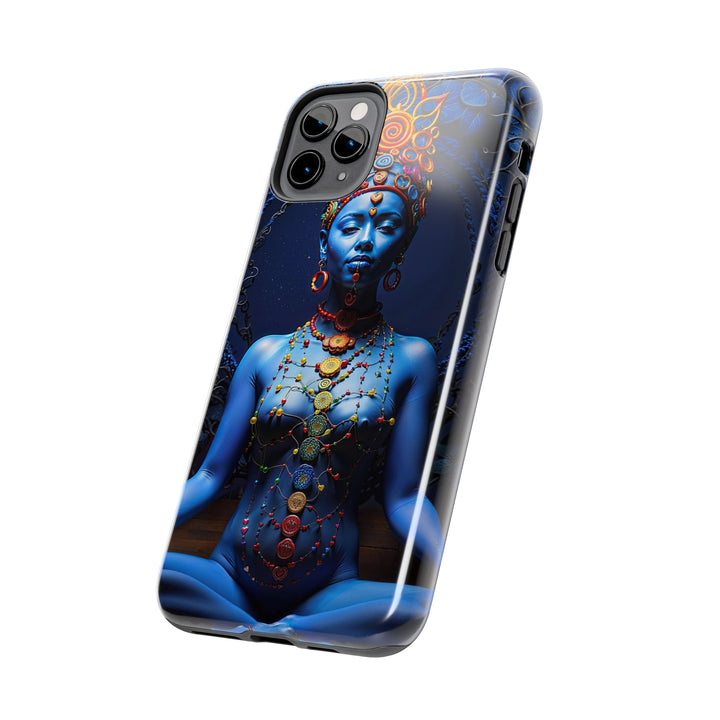 Mystical Blue Harmony - Tough Phone Case - Phone Case - g(0D·IO) - iPhone 13 Mini - -