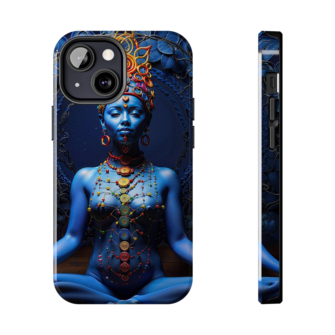 Mystical Blue Harmony - Tough Phone Case - Phone Case - g(0D·IO) - iPhone 13 Mini - -