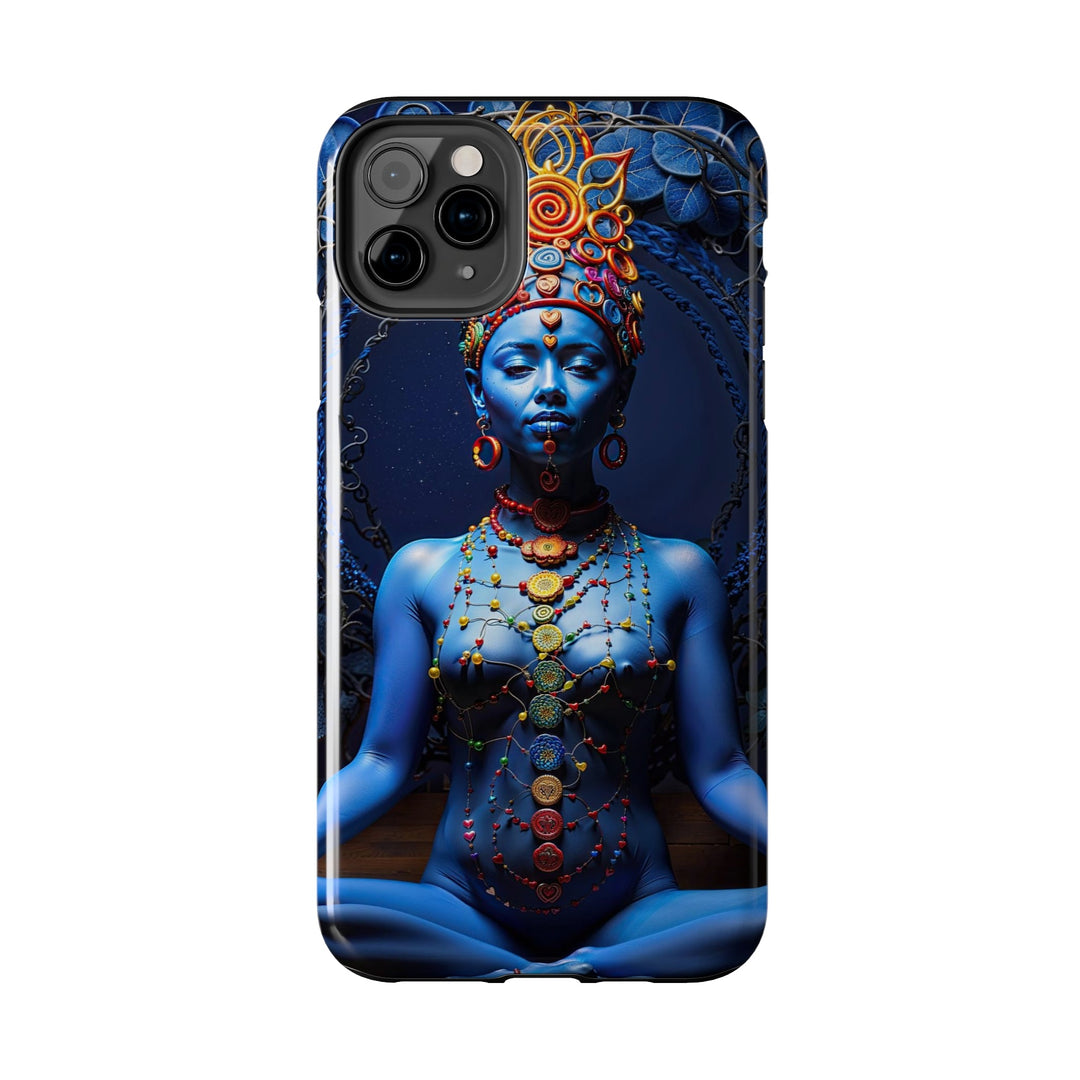 Mystical Blue Harmony - Tough Phone Case - Phone Case - g(0D·IO) - iPhone 13 Mini - -