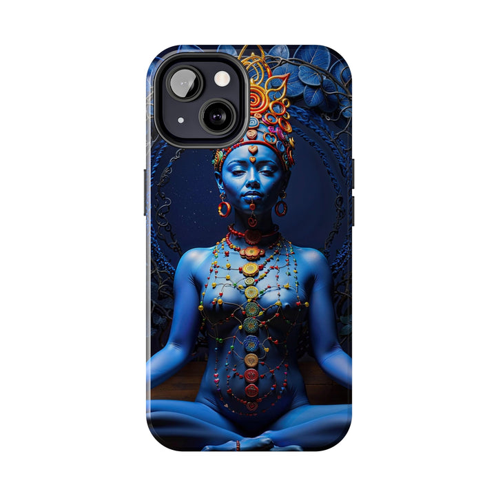 Mystical Blue Harmony - Tough Phone Case - Phone Case - g(0D·IO) - iPhone 13 Mini - -