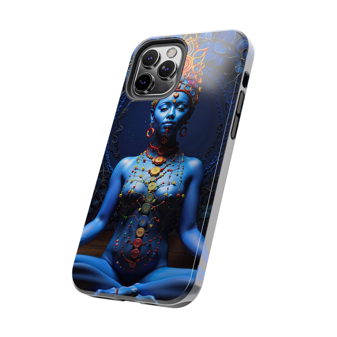 Mystical Blue Harmony - Tough Phone Case - Phone Case - g(0D·IO) - iPhone 13 Mini - -