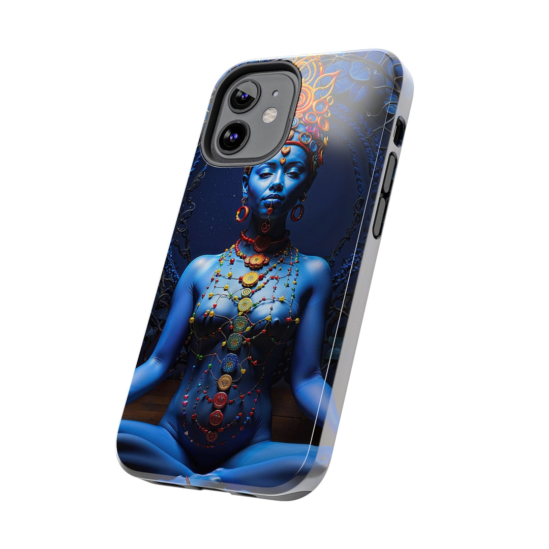 Mystical Blue Harmony - Tough Phone Case - Phone Case - g(0D·IO) - iPhone 13 Mini - -