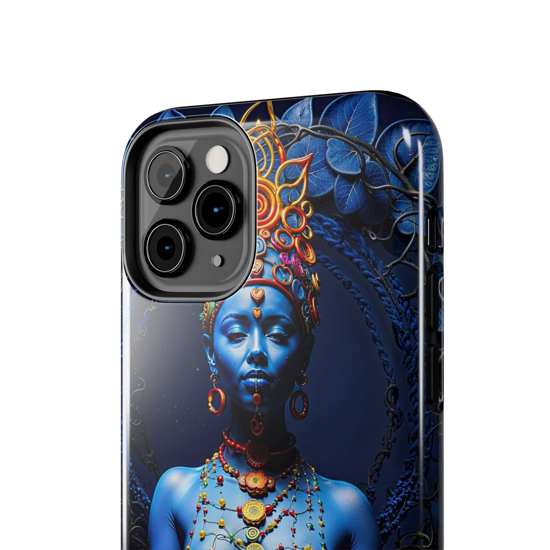 Mystical Blue Harmony - Tough Phone Case - Phone Case - g(0D·IO) - iPhone 13 Mini - -