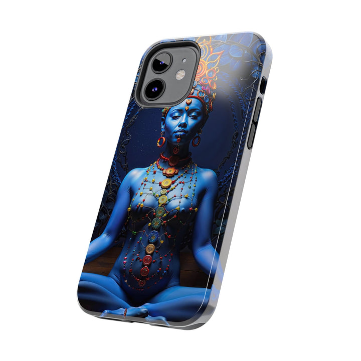 Mystical Blue Harmony - Tough Phone Case - Phone Case - g(0D·IO) - iPhone 13 Mini - -