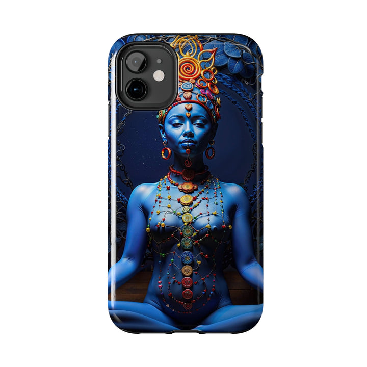 Mystical Blue Harmony - Tough Phone Case - Phone Case - g(0D·IO) - iPhone 13 Mini - -