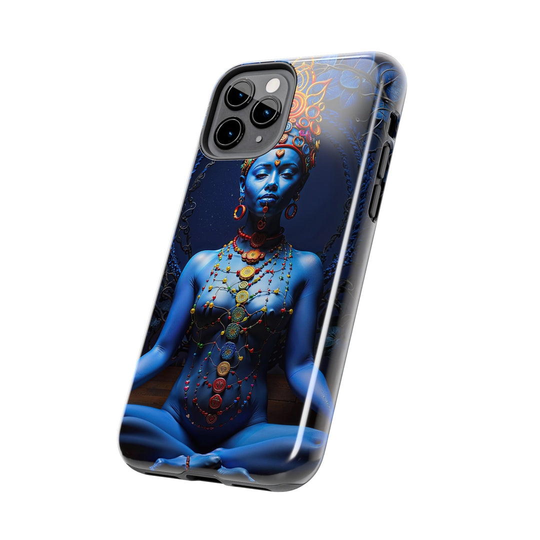 Mystical Blue Harmony - Tough Phone Case - Phone Case - g(0D·IO) - iPhone 13 Mini - -