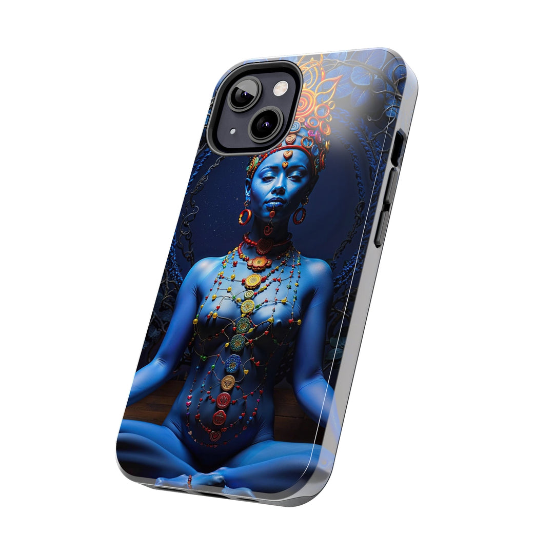 Mystical Blue Harmony - Tough Phone Case - Phone Case - g(0D·IO) - iPhone 13 Mini - -