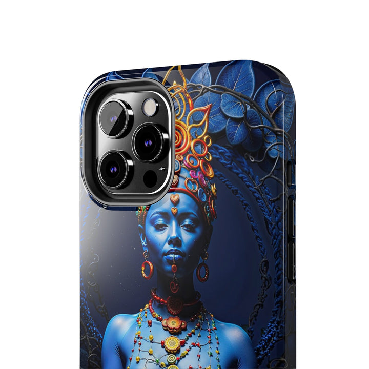 Mystical Blue Harmony - Tough Phone Case - Phone Case - g(0D·IO) - iPhone 13 Mini - -