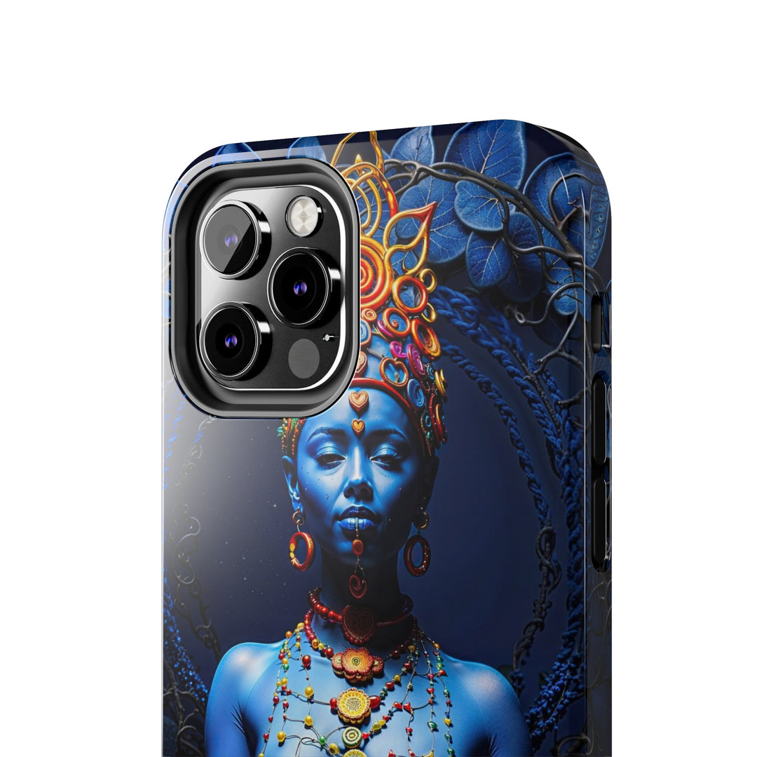 Mystical Blue Harmony - Tough Phone Case - Phone Case - g(0D·IO) - iPhone 13 Mini - -