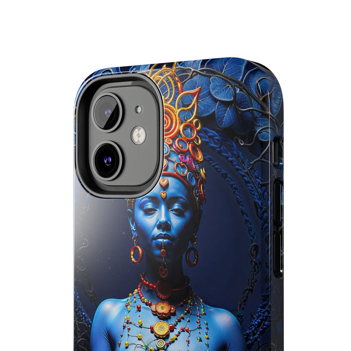 Mystical Blue Harmony - Tough Phone Case - Phone Case - g(0D·IO) - iPhone 13 Mini - -