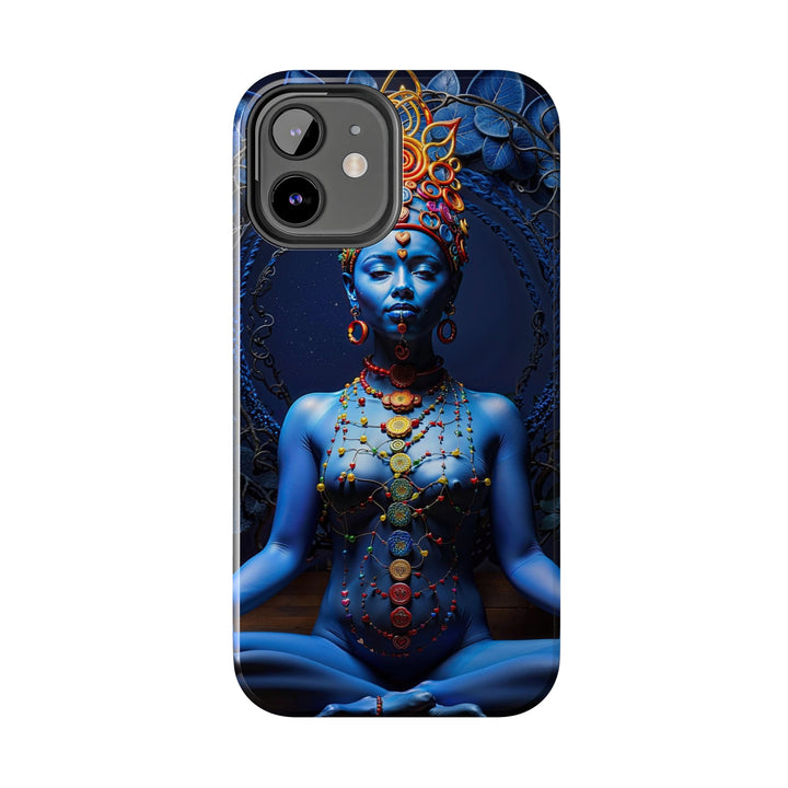 Mystical Blue Harmony - Tough Phone Case - Phone Case - g(0D·IO) - iPhone 13 Mini - -